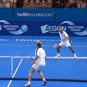 Mansour Bahrami is pure entertainment 😂 It's always a show when he plays on The ATP Champions Tour! | ATP Tour