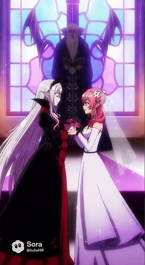 Lesbian Anime Vampire Wedding. #cute #anime #lgbt #pride #wedding #cartoon #love #vampire #twilight