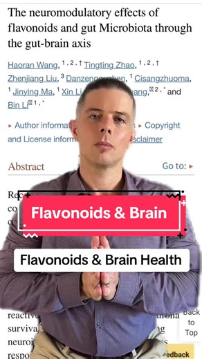 Flavonoids are a type of polyphenol found in certain plant foods that have neuroprotective effects! #nutrition #polyphenols #flavonoids #antioxidant #antiinflammatory #greenscreen