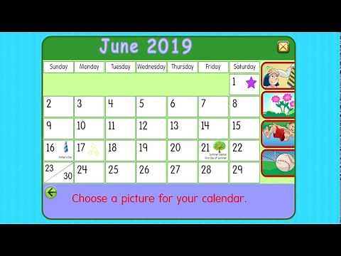 Starfall Calendar June 2019