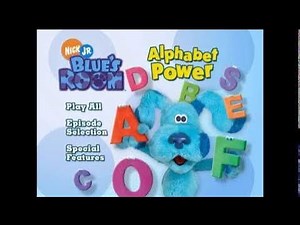 Blue's Room Alphabet Power DVD Menu Walkthrough