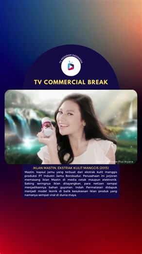 Iklan Televisi Indonesia on Instagram: "IKLAN MASTIN, EKSTRAK KULIT MANGGIS (2015) Iklan yang sempat viral pada masanya, massive mempromosikan produknya di layar kaca. Lirik theme iklannya juga sangat mengena di telinga. Sebuah suplemen kesehatan yang dibuat dari ekstrak kulit manggis. Dibintangi dengan keren oleh Indah Permatasari. Kabar gembira untuk kita semua... Apakah kamu pernah melihat iklan ini tayang di televisi? Ada kenangan kamu dengan iklan diatas ?Pernah membeli, memakai, atau menik