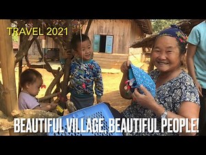 Meet the BEAUTIFUL HMONG PEOPLE! - NO TOURISTS - Mountain Village, Luang Prabang, Laos 2021
