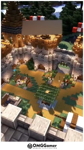 OMGGamer on Instagram: ""Blocky Beginnings: Minecraft Starter Castle" #MinecraftCastle #StarterShelter #BlockyFortress #MinecraftBeginnings #CastleCraft #GamingGoals"