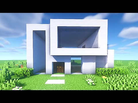 ✔ Como hacer una CASA MODERNA DE CUARZO en Minecraft | TUTORIAL