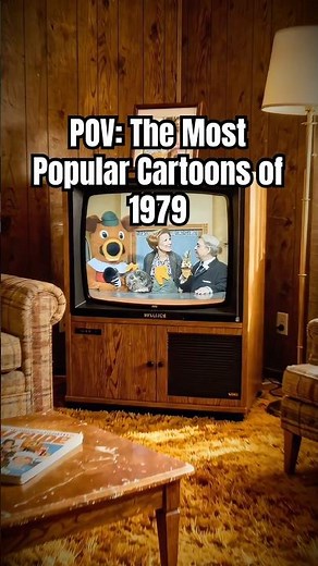 The Most Popular Cartoons of 1979🦸‍♂️📺 #nostalgia #70s #cartoons #shorts #1979
