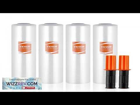 VEVOR Stretch Film 15 inches x 1000 feet 4 Pack 60 Gauge