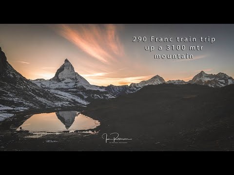 290 franc train trip up a 3100m mountain