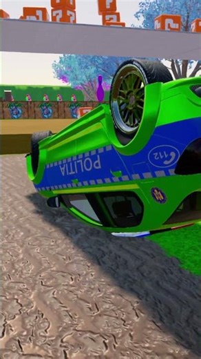 Police Car jumping farming simulator 22 #fs22 #farmingsimulator #farmingsimulator22