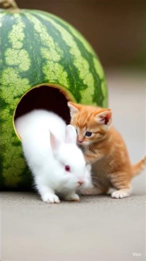 Let tge kitten help friend to pull him out of dificulty