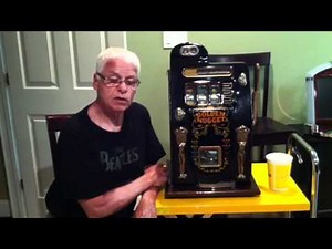 Mills golden nugget antique slot machine