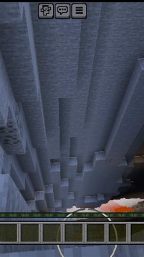 Found Hidden Place in Minecraft Mobile being Noob #minecraft #shorts