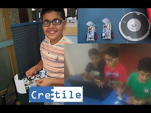 Roomba Robot Model Using Cretile Building Blocks