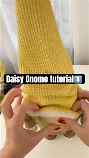 The legendary Daisy Gnome tutorial (and the pattern) is on my channel⬆️ #helenlozova #gnomes #diy