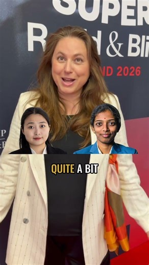 Judit Polgár on 🇨🇳 Ju Wenjun vs Vaishali Rameshbabu 🇮🇳