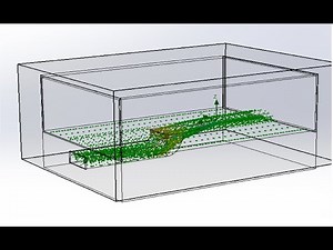 Solidworks Nacaduct Air flow Simulation