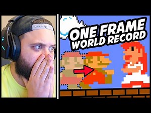 MARIO SPEEDRUN WORLD RECORD BEATEN BY ONE FRAME