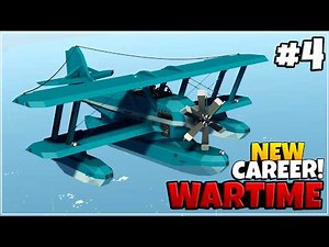 I BUILT A BIPLANE FUEL TANKER! - Hardcore WARTIME Career Stormworks - EPISODE 4