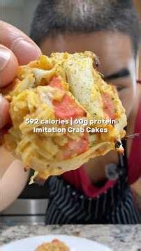How to make low-calorie imitation crab cakes
