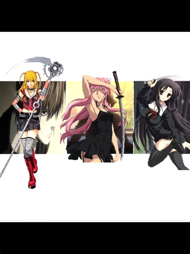 шото слабо #yandere #amanemisa #kotonohakatsura #yunogasai #deathnote #schooldays #futurediary