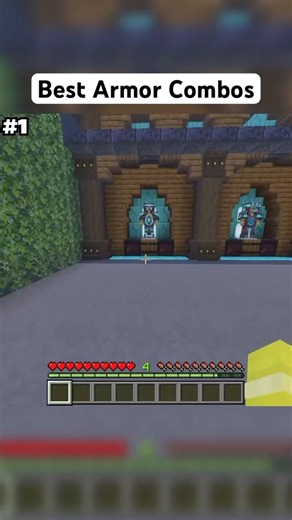 Best Combos👍👌 #minecraft #minecraftarmor #minecraftbuilding #minecraftshorts #minecrafttutorial