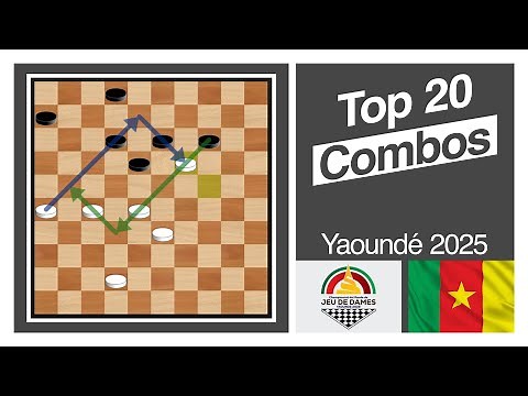 20 Brilliant Winning Combinations – Yaoundé 2025 World Draughts Championship Highlights