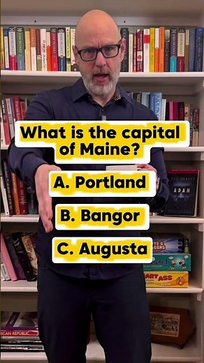 What is the capital of Maine? #trivia #stateandcapitals