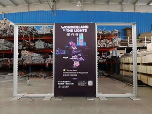 [Hot Item] Programmable LED Panel Backlit Lightbox Custom Double-Sided Lightbox Poster Frame for Exhibition