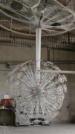 🌊 Waves Powered by Pure Mechanics #woweffect #viralart #trendingart