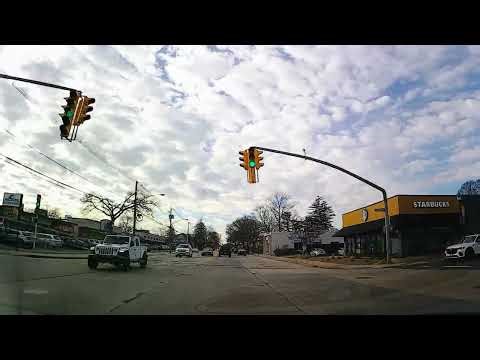 Driving Freeport Long Island New York tour 4k