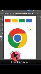 275K views · 5K reactions |  How to Design Chrome bowser logo #logo #design #graphics #tutorial | Akkas Editing | Facebook