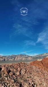 It’s a bird. It’s a plane. It’s a paramotor flying over Red Rock Canyon in Las Vegas. One of those unexpected aerial moments you don’t plan but catch at the right time. #KeithJonesDrones #RedRockCanyon #Paramotor #LasVegas #AerialViews | Keith Jones