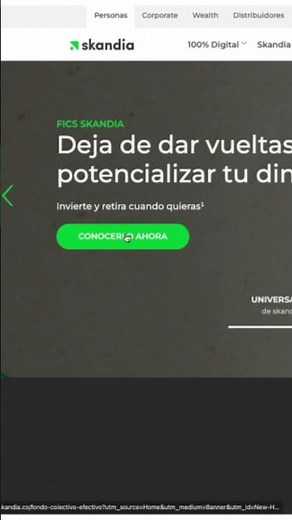 Descubre cómo invertir desde 200 mil pesos con el Fondo de Inversión Colectiva Skandia Efectivo.