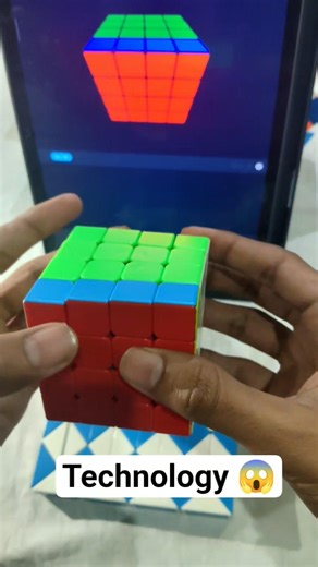 technology 😱 l 4by4 cube solve l popat Ho Gaya l #cube #shortclips #video