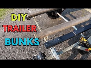 Simple DIY Waterproof Boat Trailer Bunk Boards