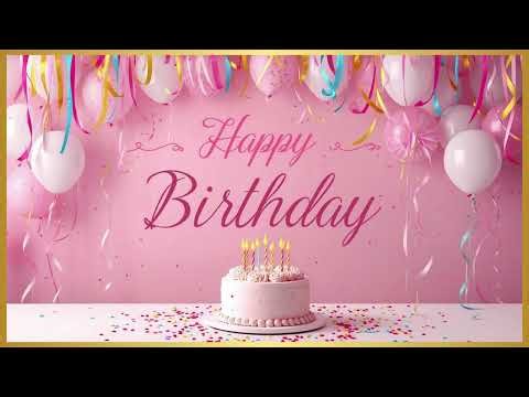 Happy Birthday Screensaver / 4K / Screensaver / Wallpaper / Frame Art / Birthday Cake / Balloons