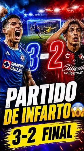 CRUZ AZUL GANA EN EL MINUTO 87 😱 PARTIDAZO 3-2 VS ATLAS