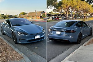 2026 Tesla Model S Refresh Possibly Spotted, Teases New Front Bumper and Blue Color