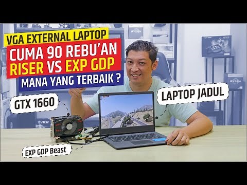@285 EXTERNAL VGA/GPU UNTUK LAPTOP cuma 90 ribu an | RISER MINI PCIE vs EXP GDC BEAST 8.5