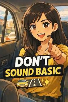 Stop sounding basic in a taxi 🚖 #EnglishShorts #LearnEnglish #SpokenEnglish