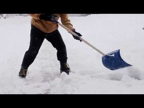 How to shovel snow from your driveway after a big snowfall