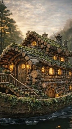 Cozy Moving Boat Cabin with Real Nature Sounds 🌊 | Peaceful River Boat Interior