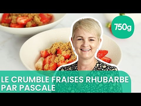 Recette du crumble fraises et rhubarbe - 750g