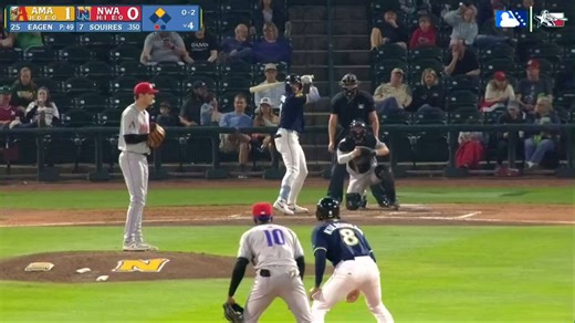 Brett Squires' third 🚀 of the year travels 4⃣3⃣5⃣ feet to give the Nats a 2-1 lead!