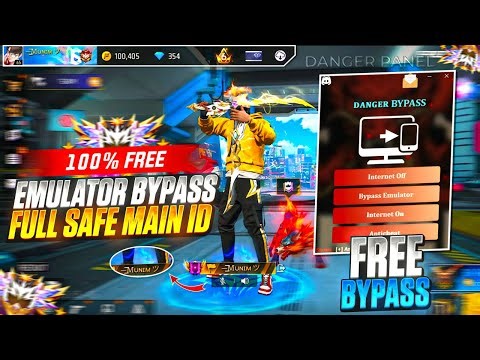 NEW PANEL PC EMULATOR BYPASS 💻 FOR FREE FIRE | 100% ANTIBAN | FREE FIRE PC PANEL GRATIS 🎯 OB50 SAFE