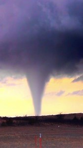 Classic cone tornado from a low-topped supercell in Western Oklahoma in early March. The cool season has been more active over the past decade, something that may be a new trend. | Tornado Titans - Weather and Storm Chasing