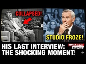 Dean Martin COLLAPSED During His LAST Interview with Johnny Carson — The Studio Froze! #hollywood