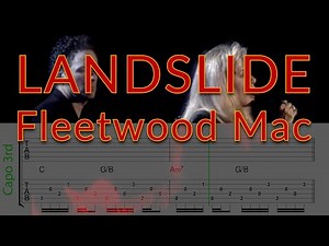 Landslide - Fleetwood Mac - Guitar TAB PlayAlong