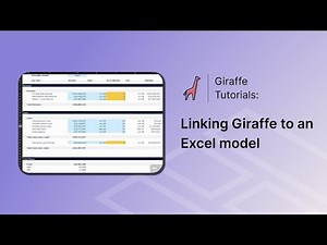 Linking Giraffe to an Excel Model