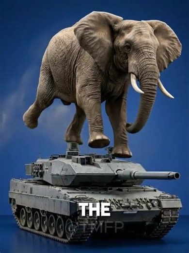 Elephant vs Tank.